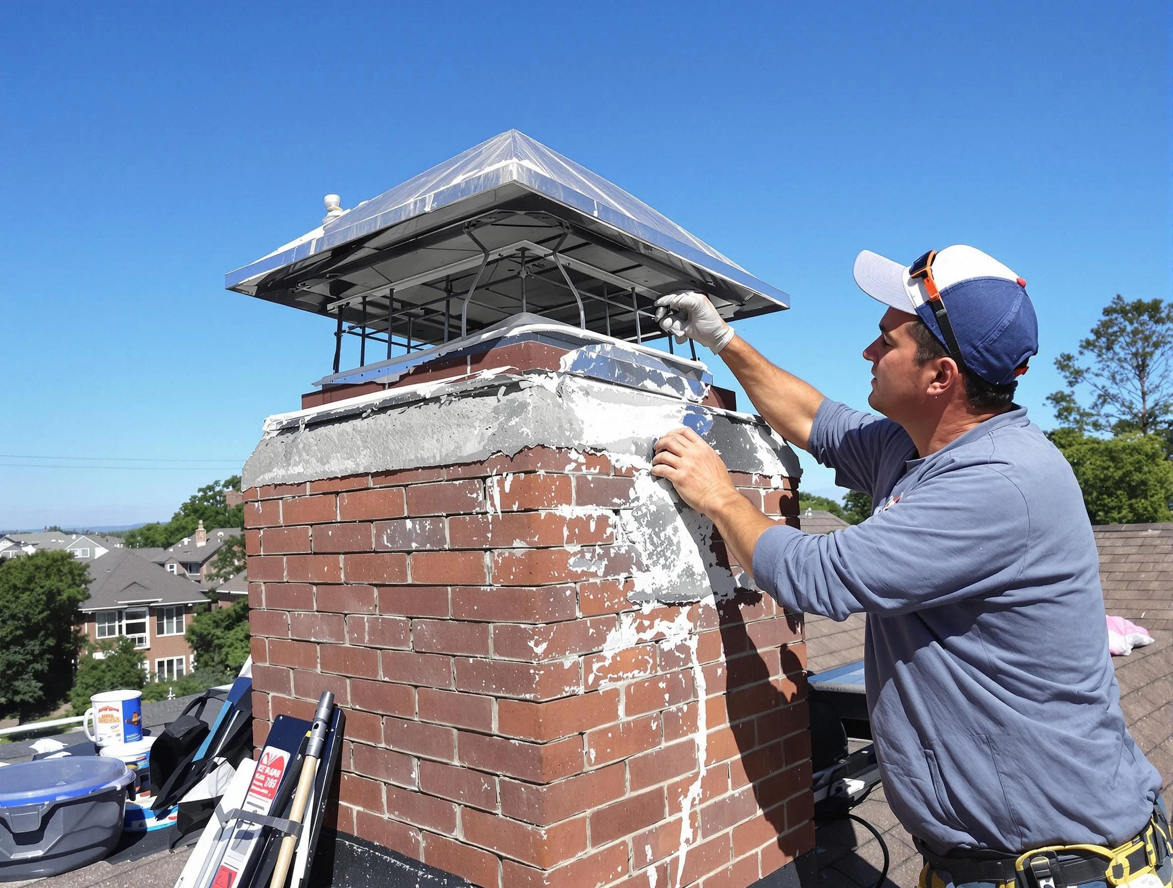 Chimney Crown Services service in Sherrelwood, CO